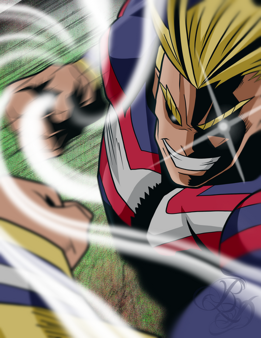 All Might Poster (12x18)